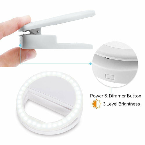 Portable Selfie Ring Light - Clip On for Iphone
