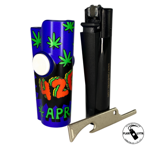 Fidget Spinner Lighter Case - April 420th Edition for Clipper
