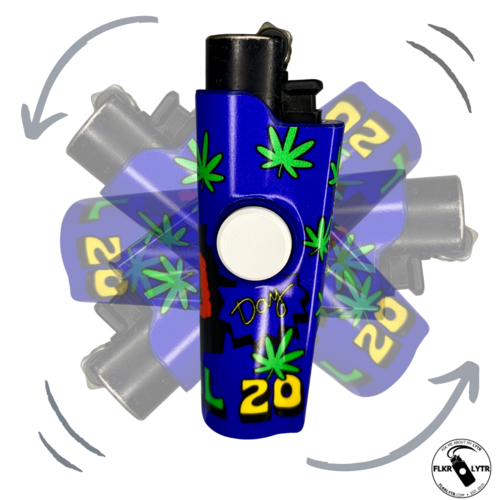 Fidget Spinner Lighter Case - April 420th Edition for Clipper
